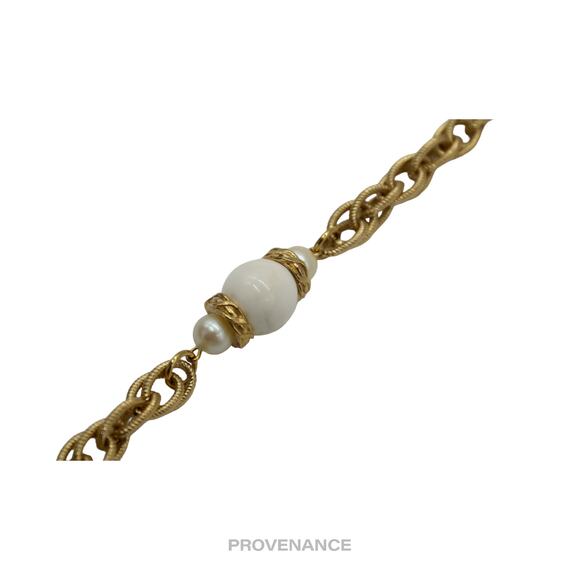 🔴 Givenchy Large Pearl Gold Chain - Picture 6 of 8